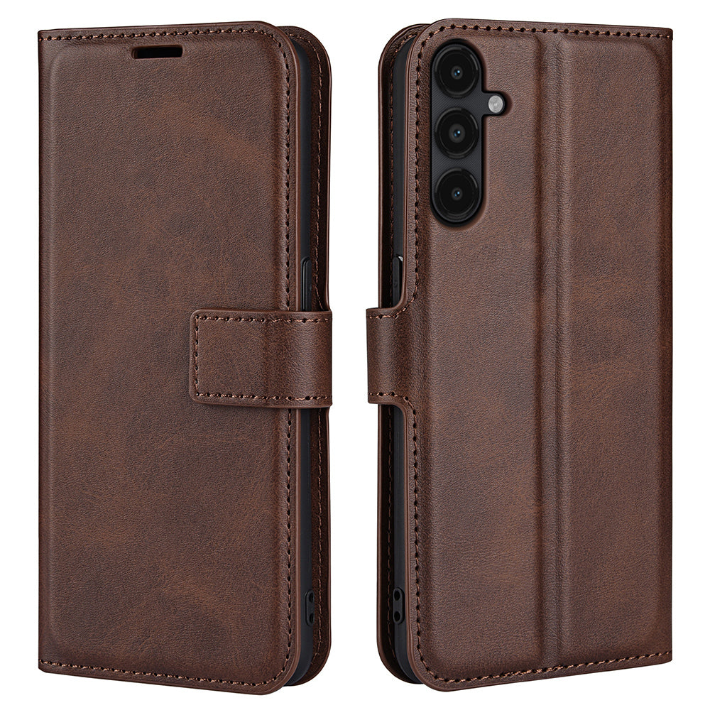 For Samsung Galaxy M14 5G Calf Texture Stand Wallet PU Leather Case Square Magnetic Closure Flip Phone Cover For Samsung Galaxy M14 5G Calf Texture Stand Wallet PU Leather Case Square Magnetic Closure Flip Phone Cover
